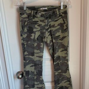 Garage Camouflage Flare Jeans